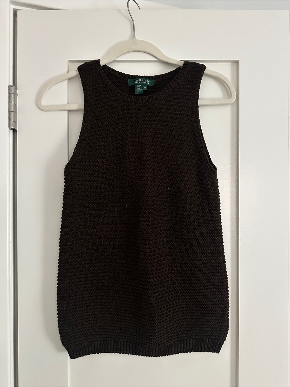 Ralph Lauren Sleeveless Knit Top - Brown